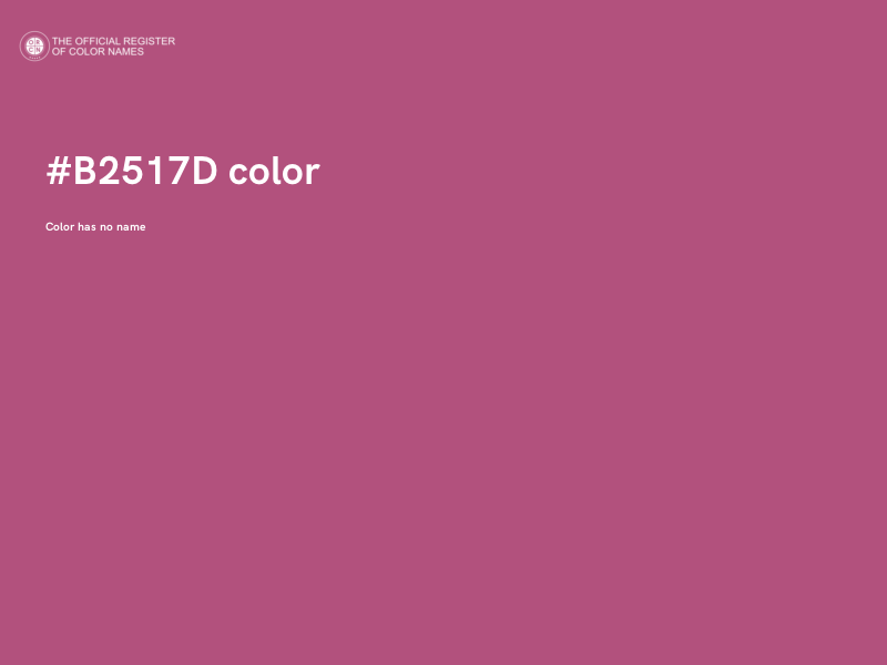 #B2517D color image