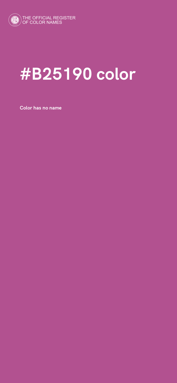 #B25190 color image