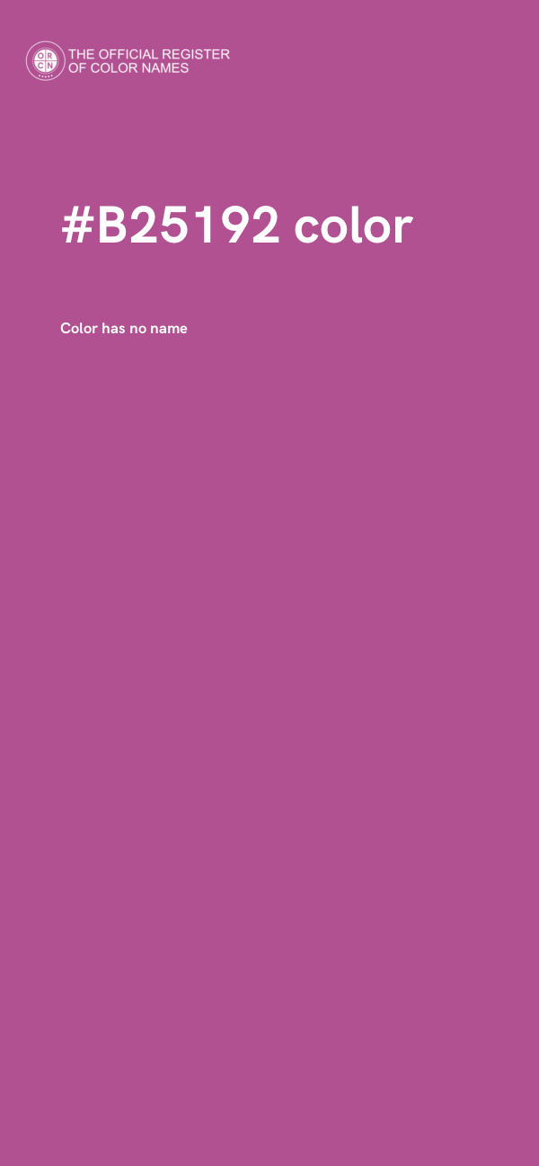 #B25192 color image