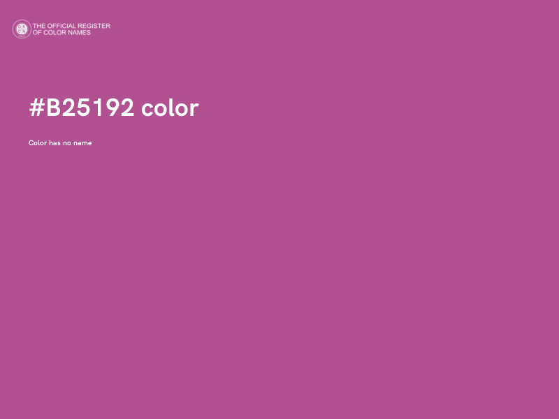 #B25192 color image