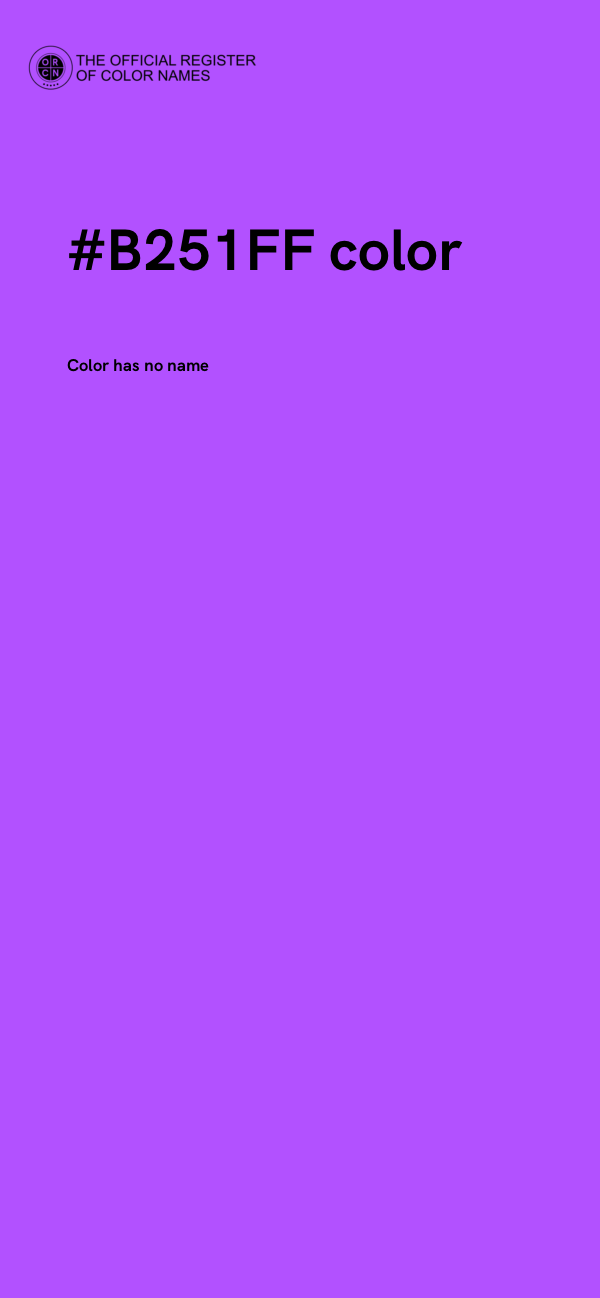#B251FF color image