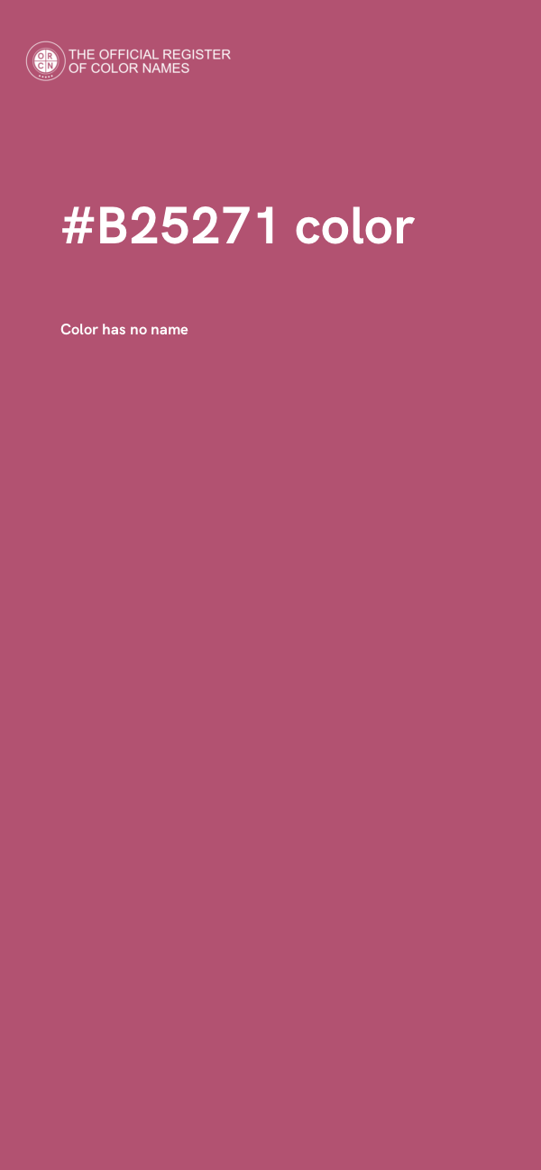 #B25271 color image