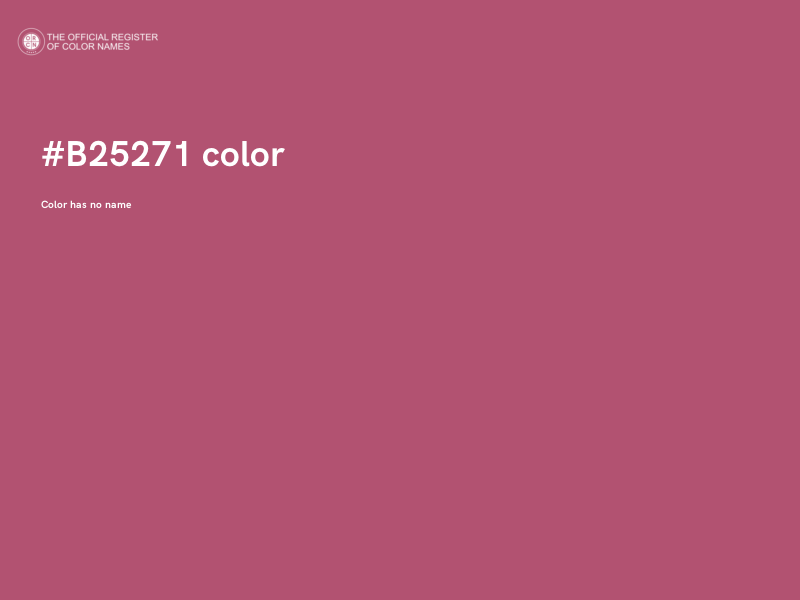 #B25271 color image