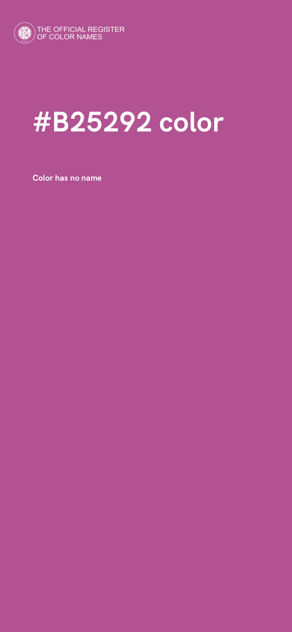 #B25292 color image