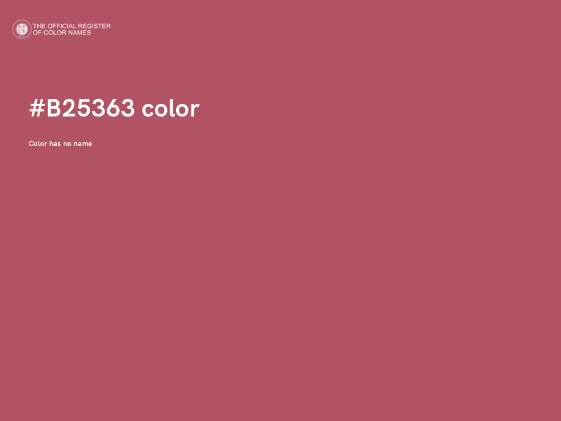 #B25363 color image