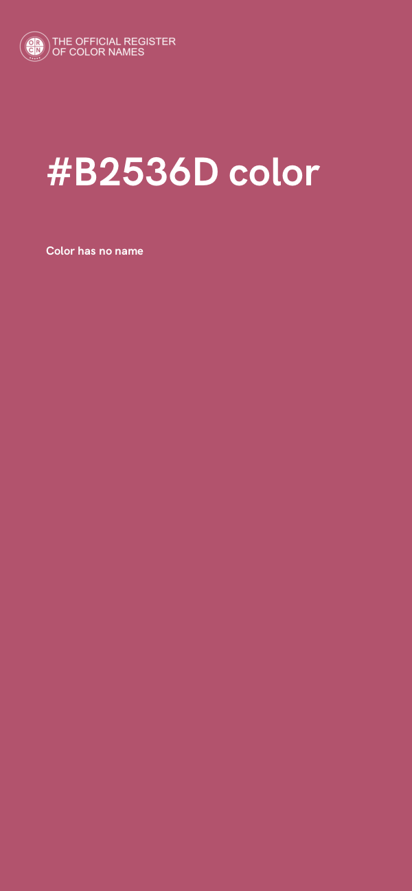 #B2536D color image