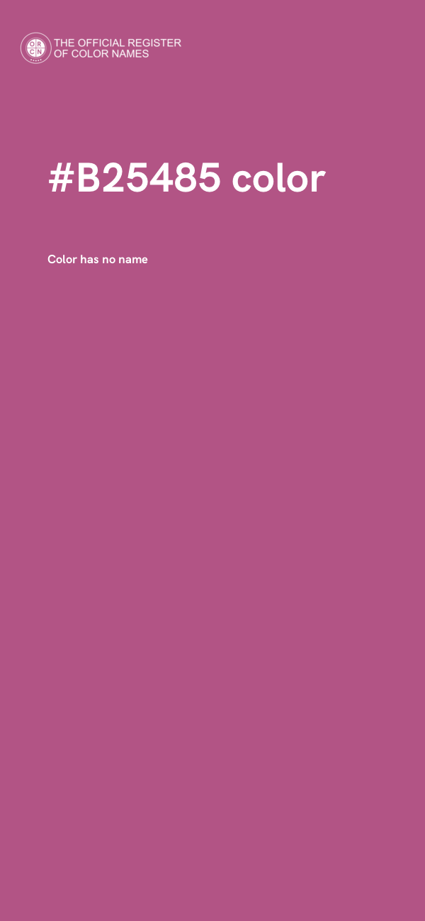 #B25485 color image
