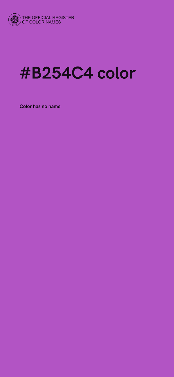 #B254C4 color image