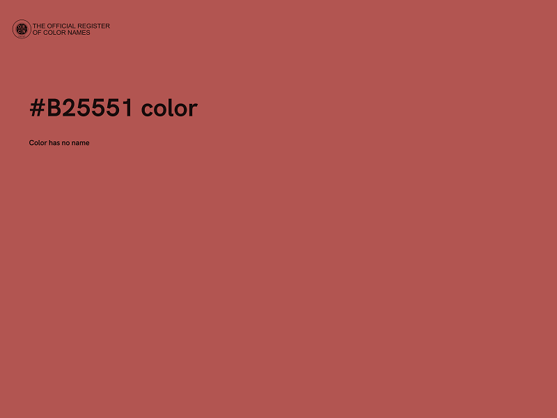 #B25551 color image