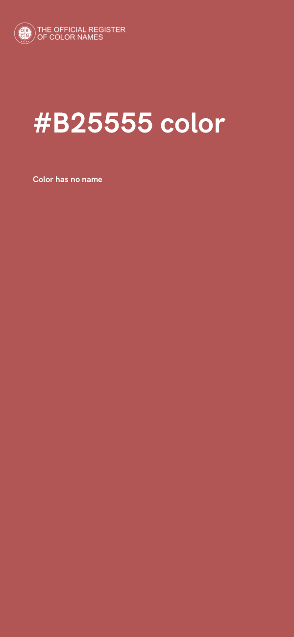 #B25555 color image