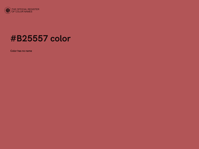 #B25557 color image