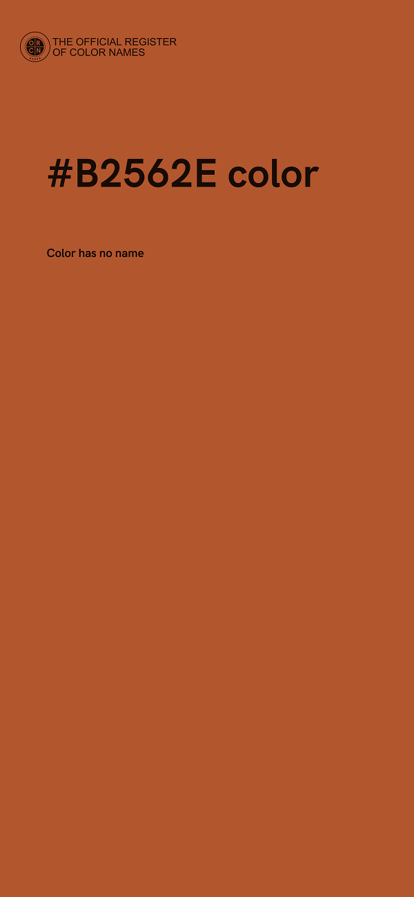 #B2562E color image