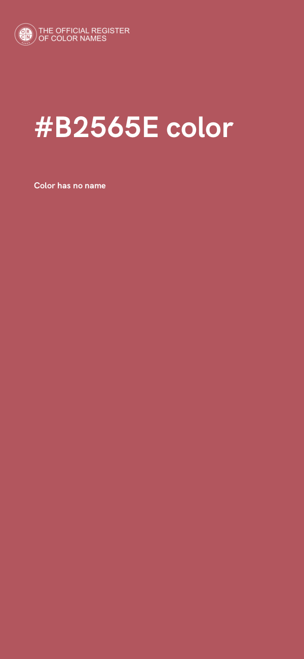 #B2565E color image