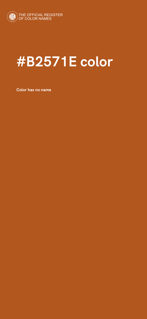 #B2571E color image