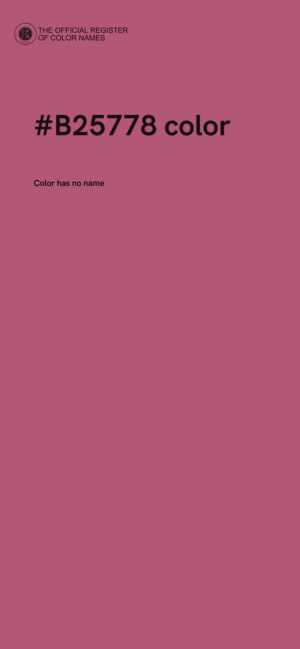 #B25778 color image