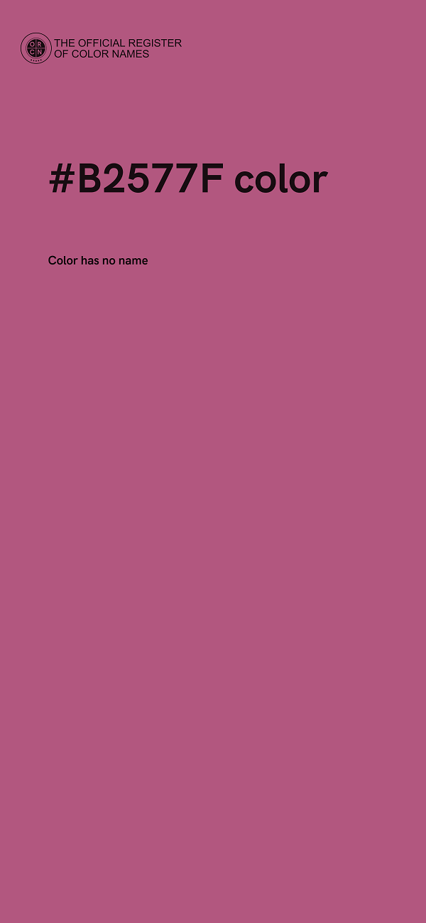 #B2577F color image