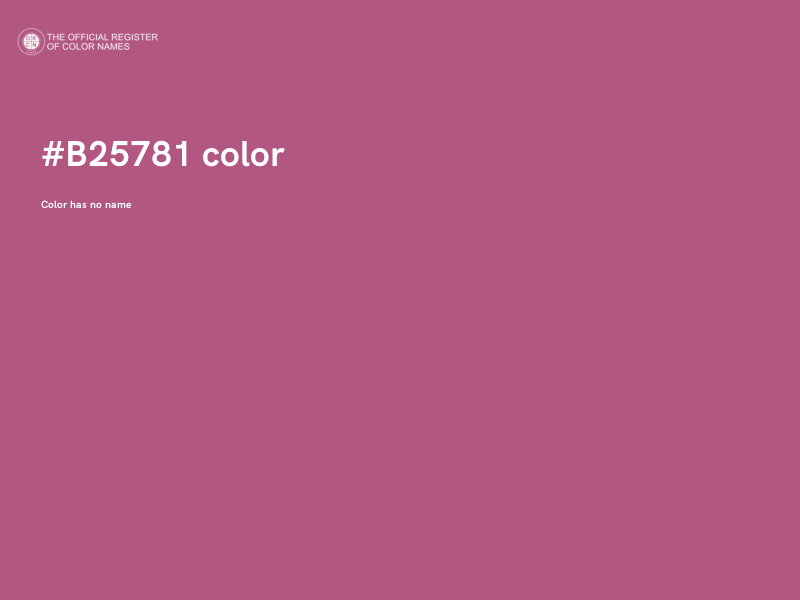 #B25781 color image