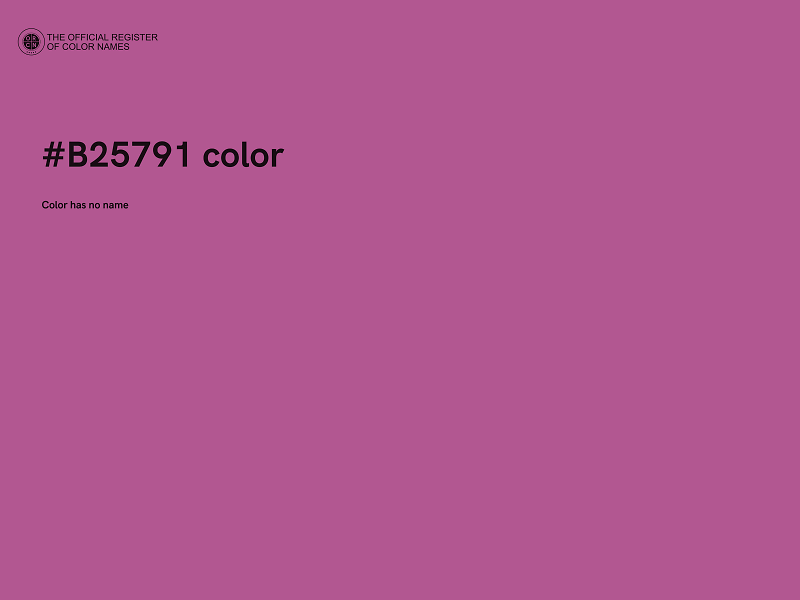 #B25791 color image