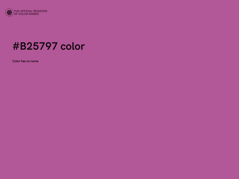 #B25797 color image
