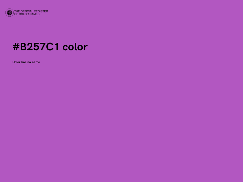 #B257C1 color image