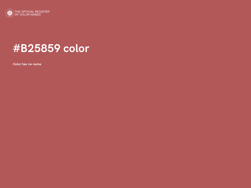 #B25859 color image