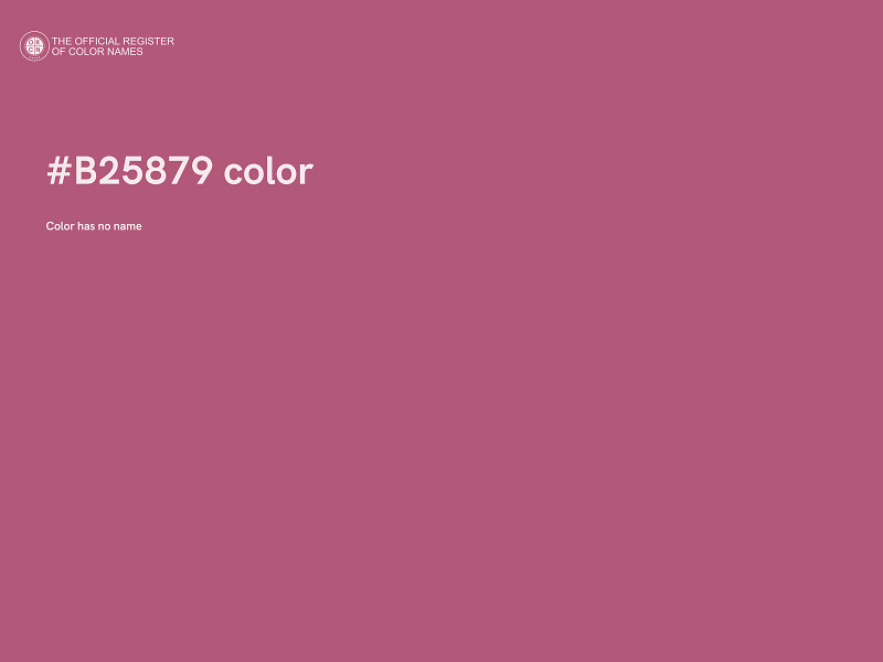 #B25879 color image