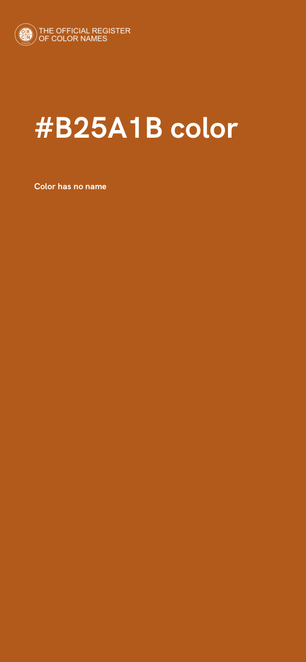 #B25A1B color image