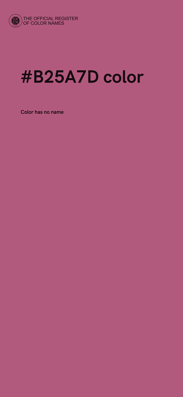 #B25A7D color image