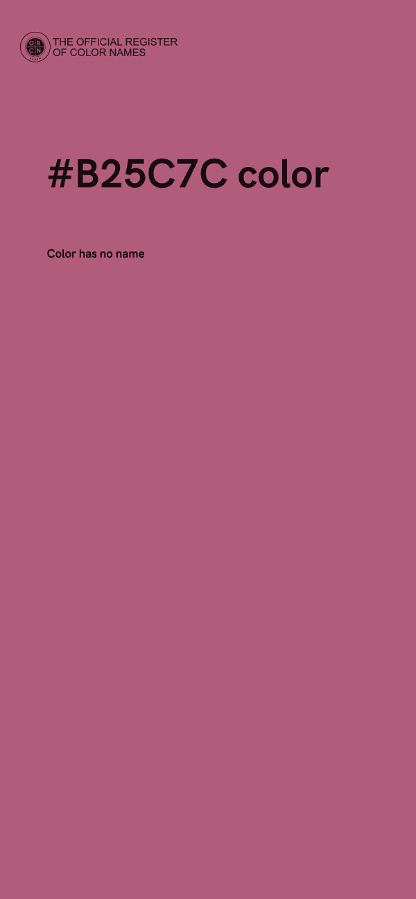 #B25C7C color image