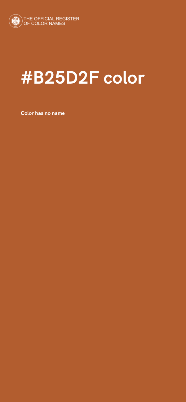 #B25D2F color image