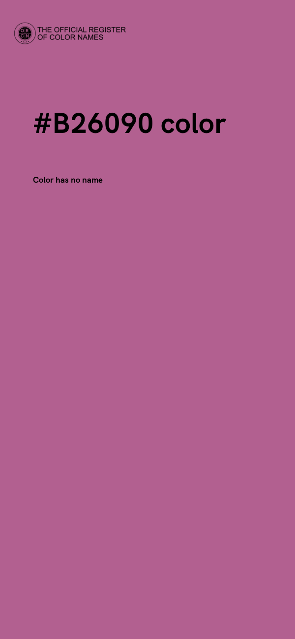 #B26090 color image