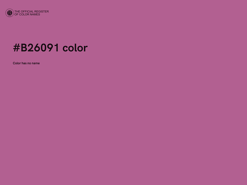 #B26091 color image