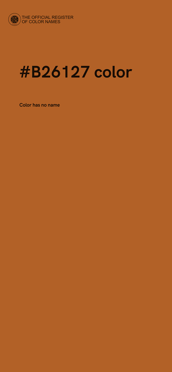 #B26127 color image