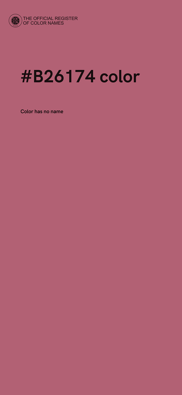 #B26174 color image