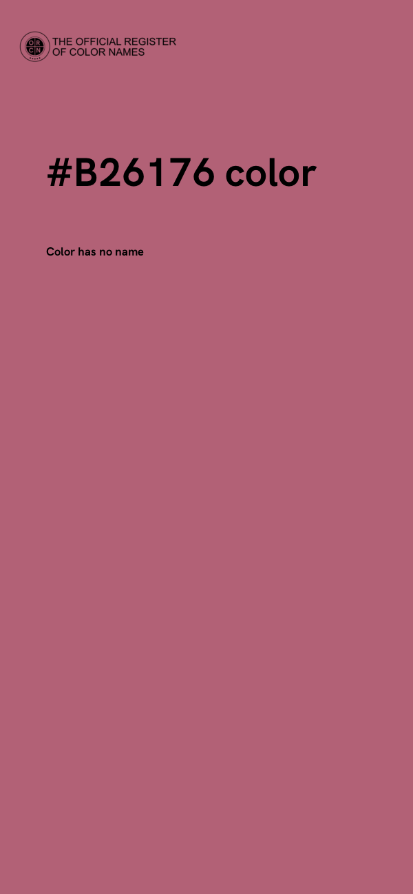 #B26176 color image