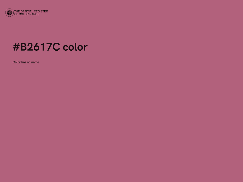 #B2617C color image