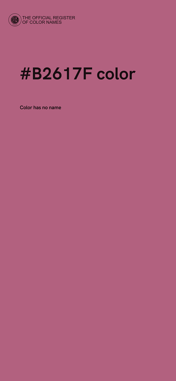 #B2617F color image