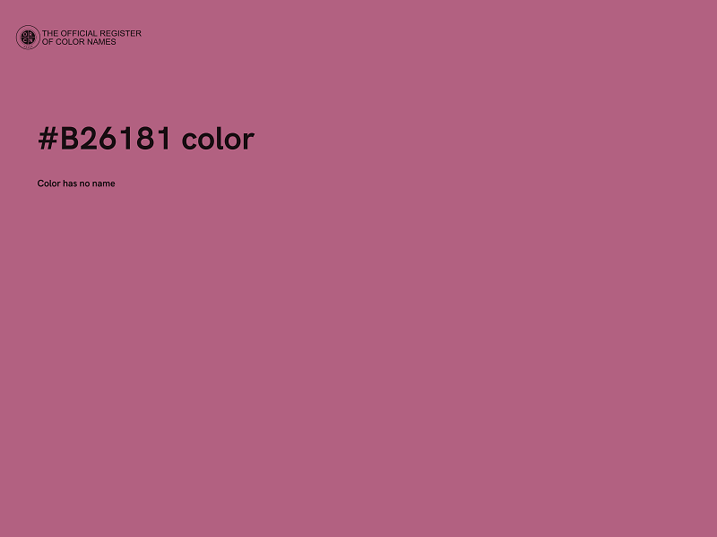 #B26181 color image