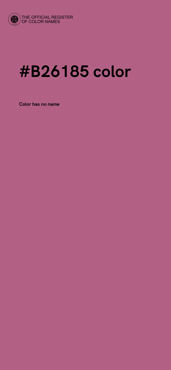 #B26185 color image