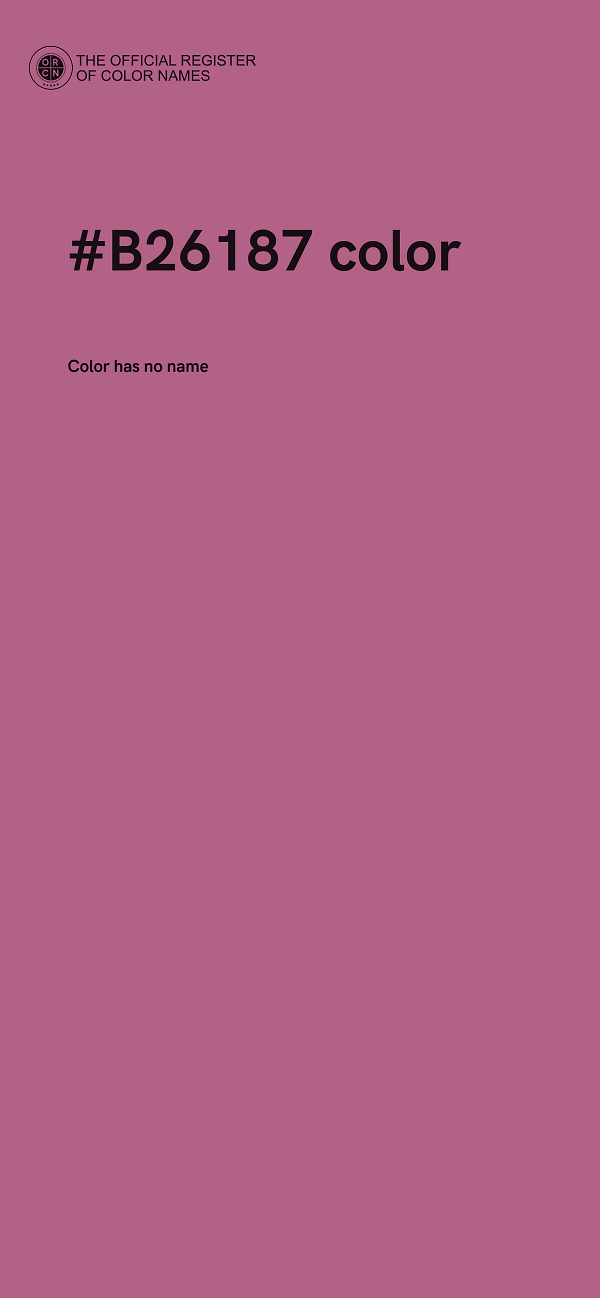 #B26187 color image