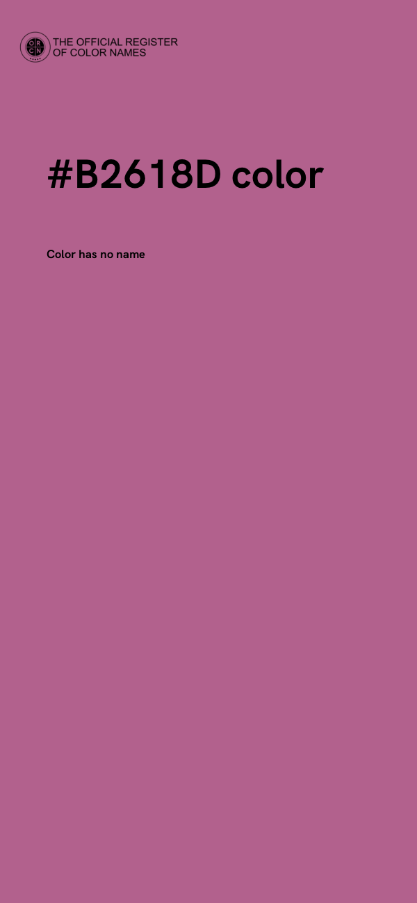 #B2618D color image