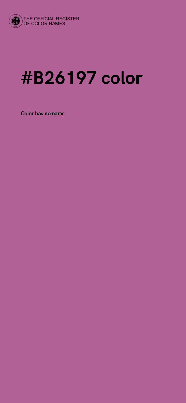 #B26197 color image