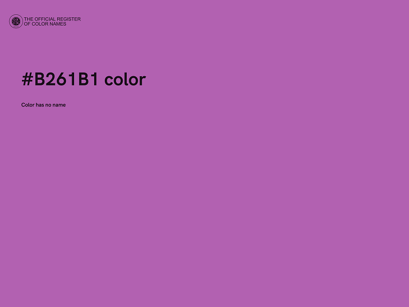 #B261B1 color image