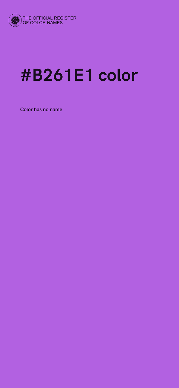 #B261E1 color image