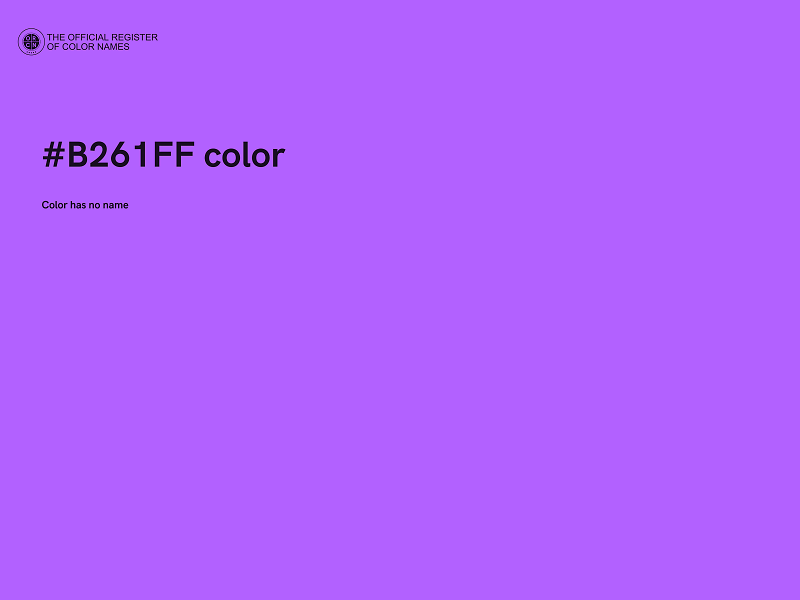 #B261FF color image