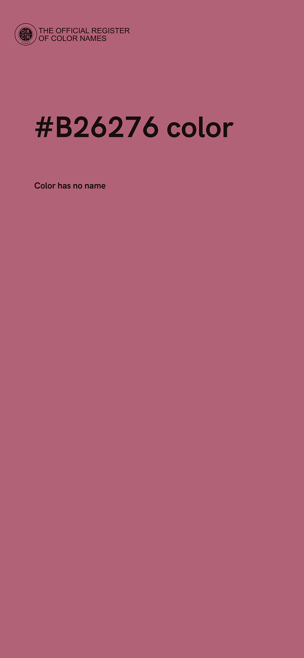 #B26276 color image