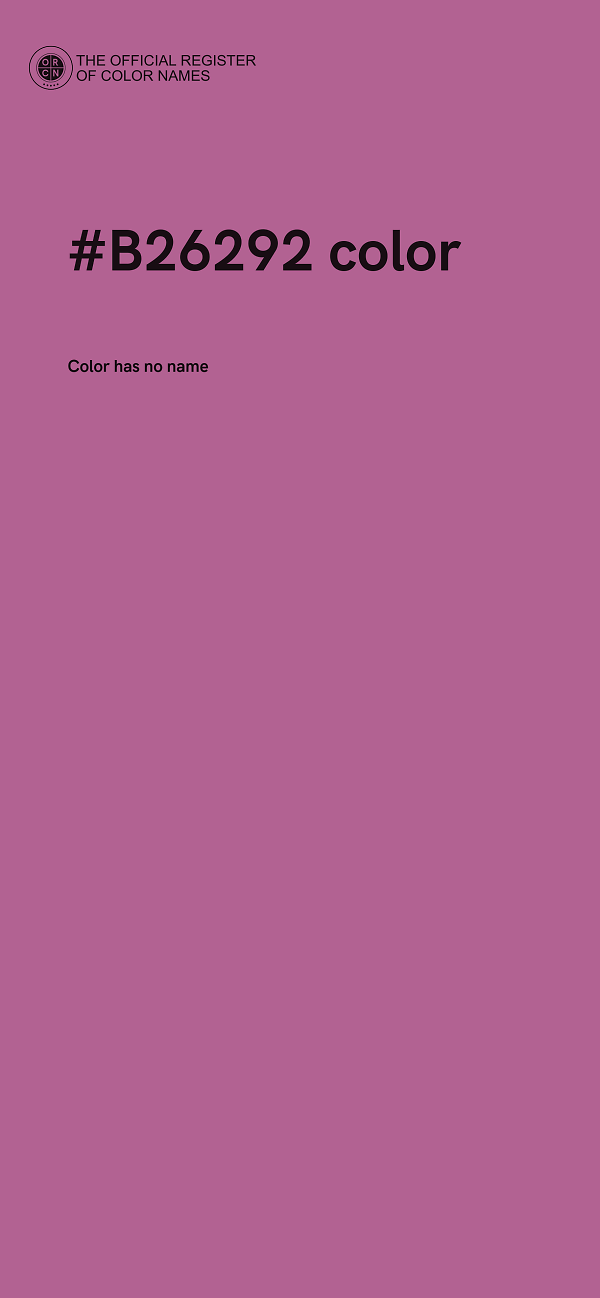 #B26292 color image
