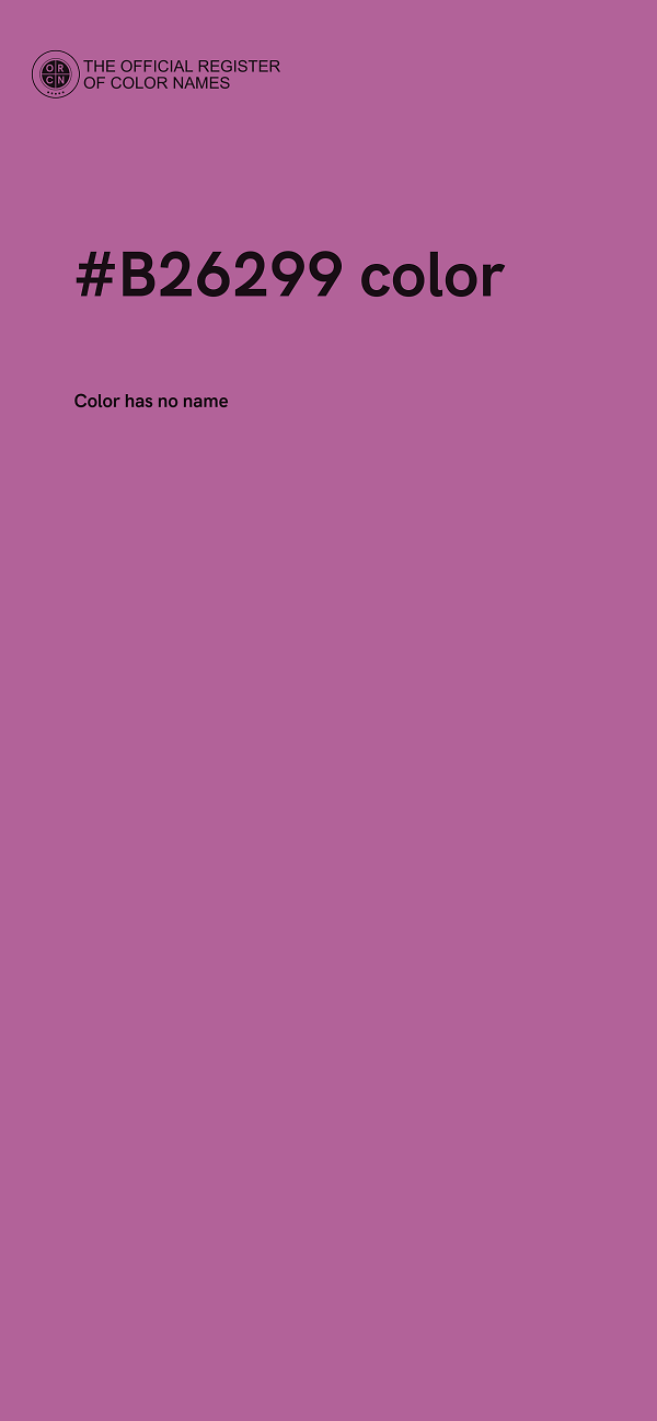 #B26299 color image