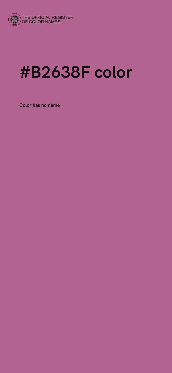 #B2638F color image