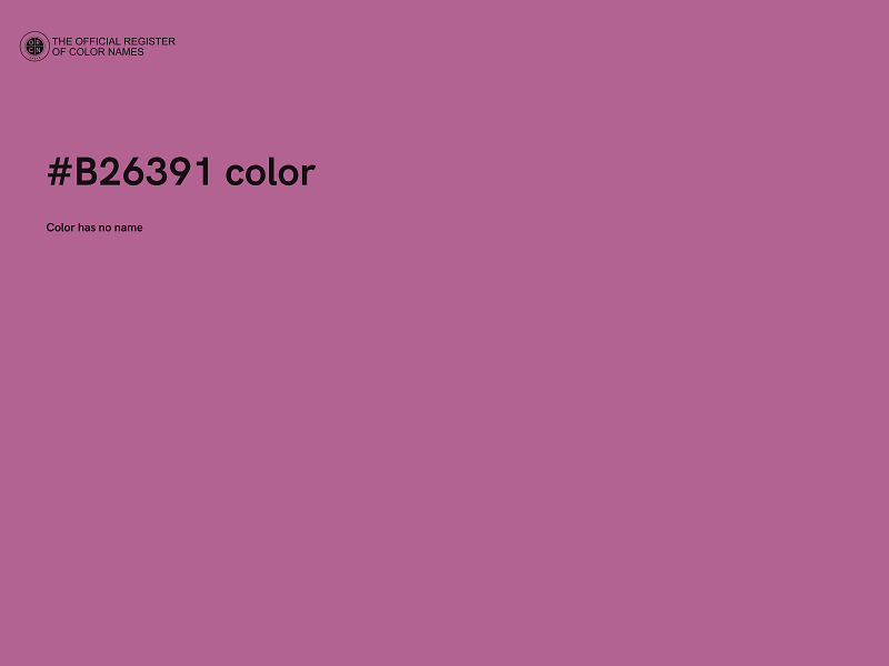 #B26391 color image